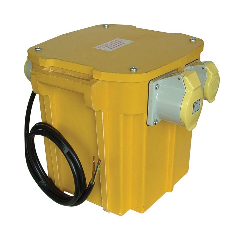 5.0 KVA Power Tool Rated Site Transformer 110v c/w 2x16A & 1x32A Outlets